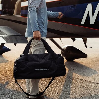 Aftco Aftco ABP007BLK Expedition Duffle Bag Fishing Travel Kit Black