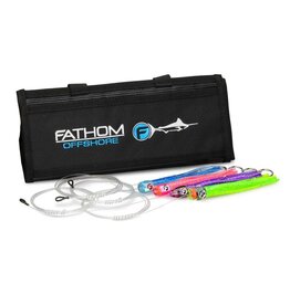 Fathom Offshore Fathom Offshore LP01HP-4 Half Pint Pre-Rigged Trolling Lures 4pk