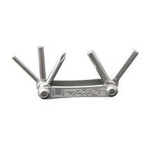 Lezyne, SV 5, Multi-tool, Alloy Plates, Stainless Bits, Polished/High Gloss, 50g