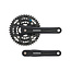 Shimano, Acera FC-M361, Crankset, 7/8 sp, 170mm, 28/38/48T AFCM361C888XL, Black(Elevate / NCM)