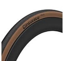 Pirelli, Cinturato Velo TLR, Road Tire, 700x28C, Folding, Tubeless Ready, SmartNET Silica, ArmourTech, 66TPI, Tanwall