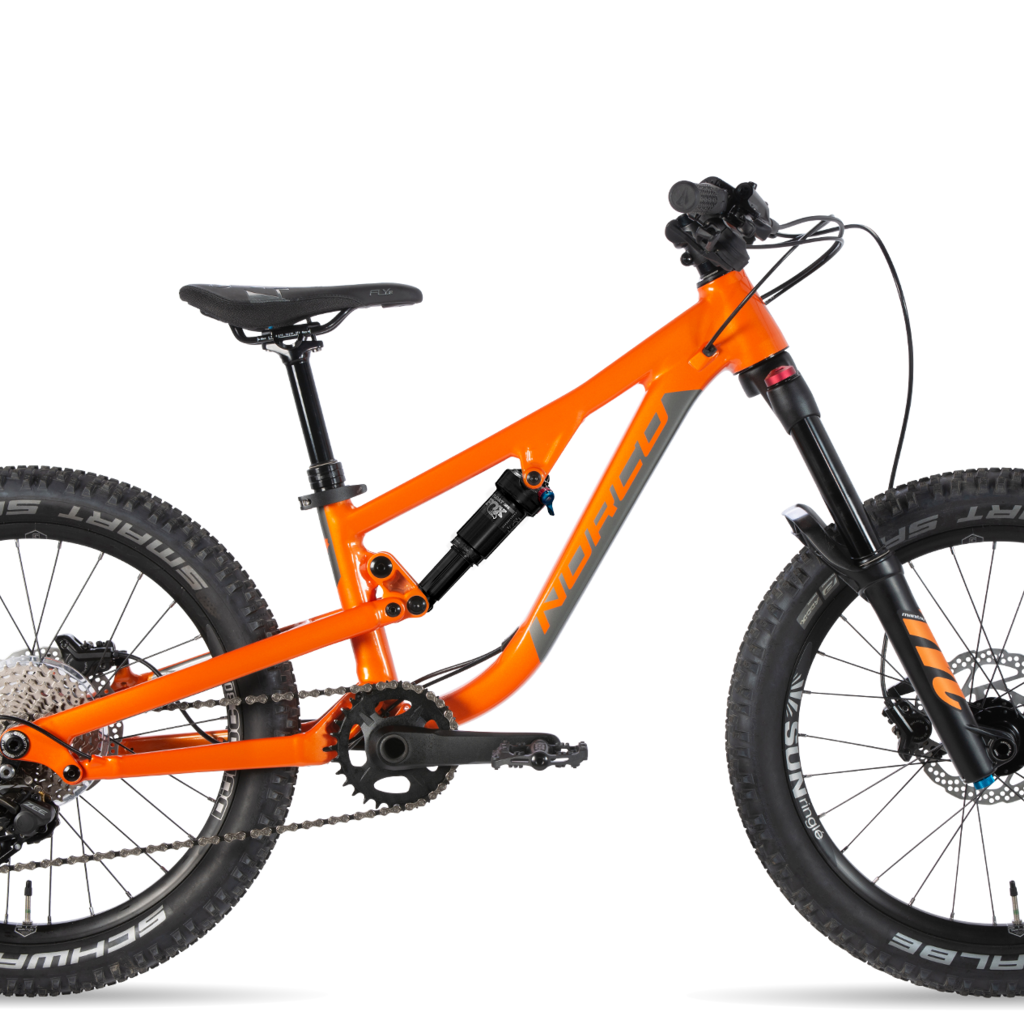 orange norco mountain bike