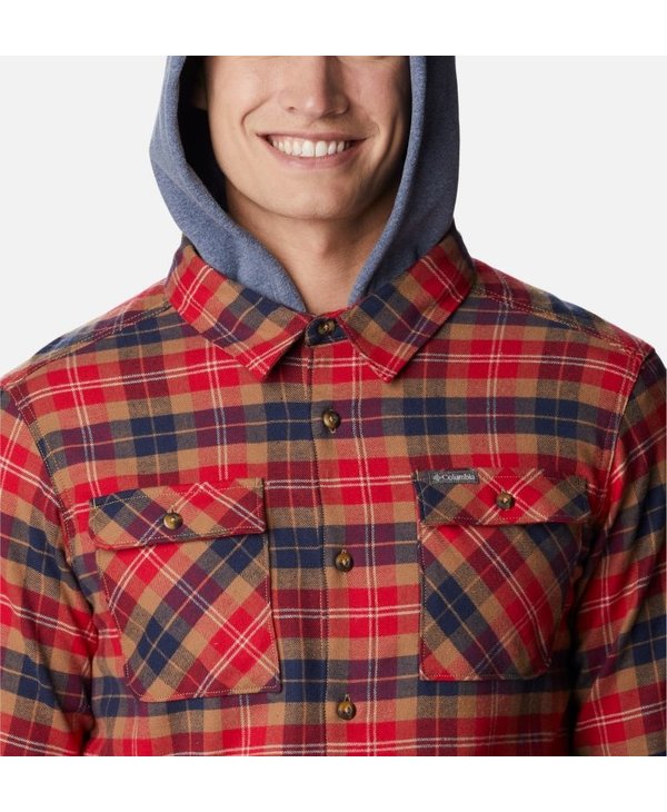 Plaid flannel store hoodie mens