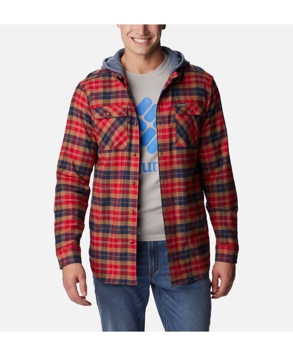 Hooded flannel pullover cheap