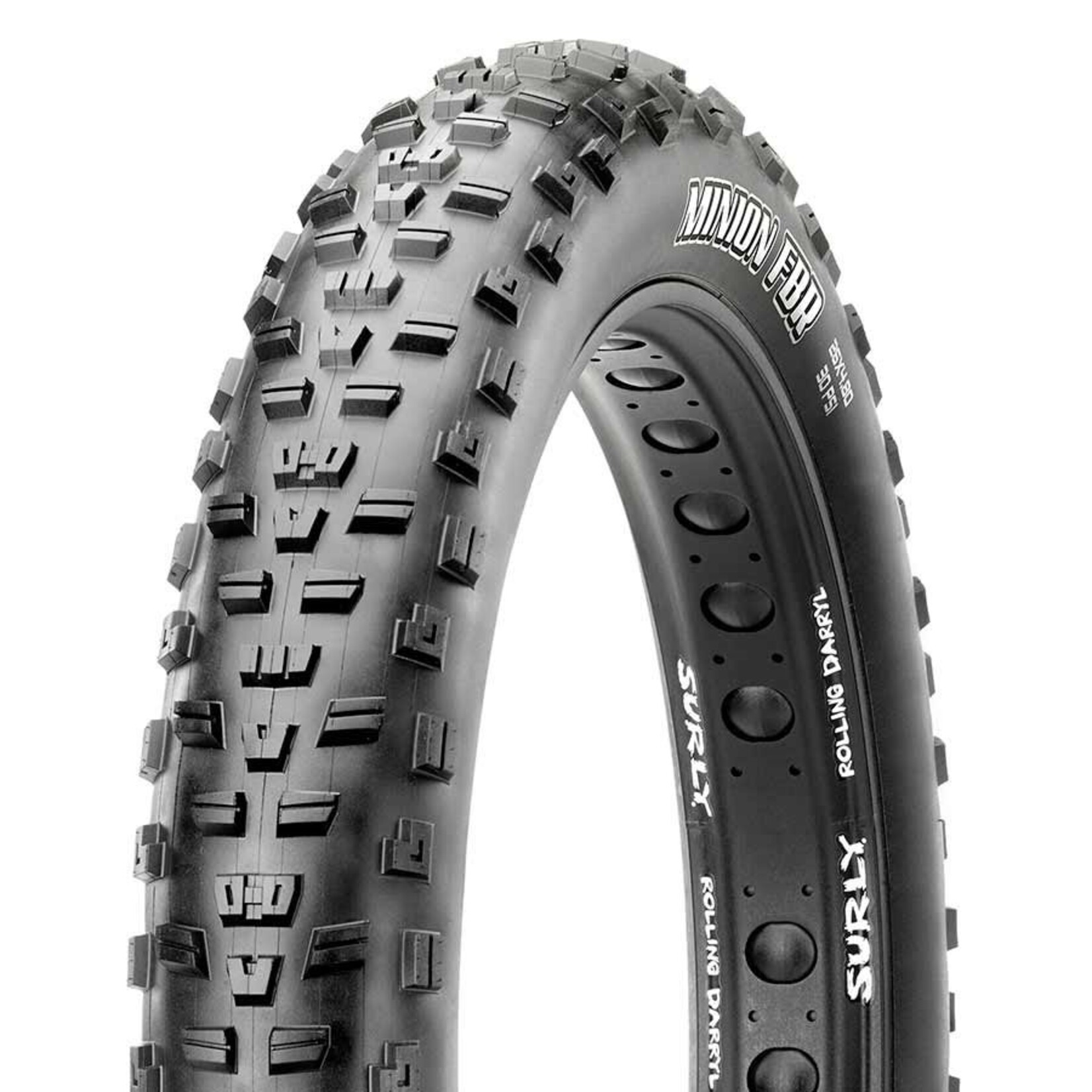 Maxxis Maxxis, Minion FBR, Fat Bike Tire, 26''x4.80, Clincher, Folding, Dual, 60TPI, Black