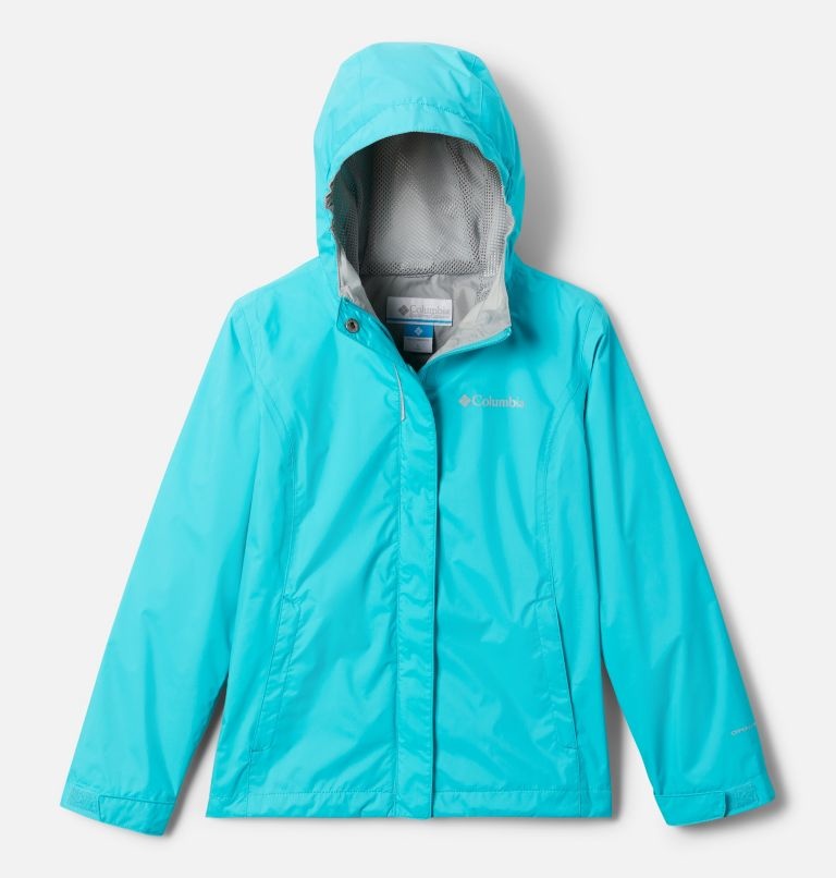 Columbia Sportswear CO. Mens Hooded Rain Coat Windbreaker Jacket Packable  Small