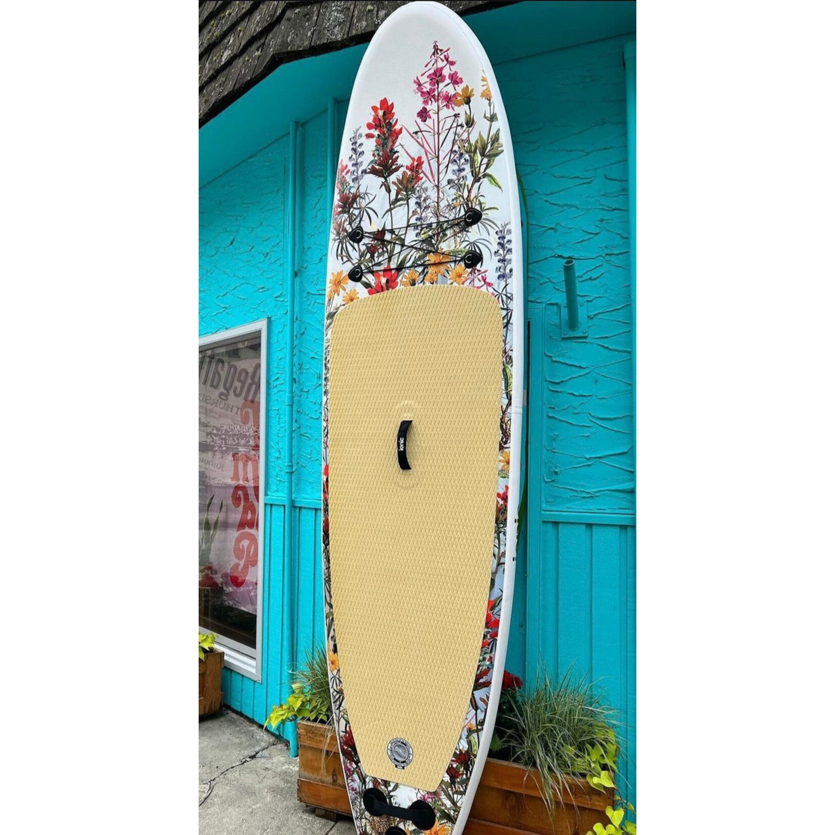 Ionic Ionic All Water - Flower Power White - 10'6 Inflatable Paddle Board Package