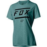 FOX CANADA WOMENS RIPLEY SS BARS JERSEY (PINE)