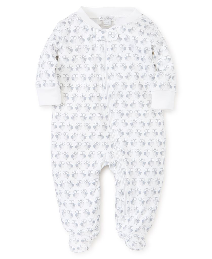 kissy kissy Kissy Kissy Owl Power Footie with Zipper *more colors*