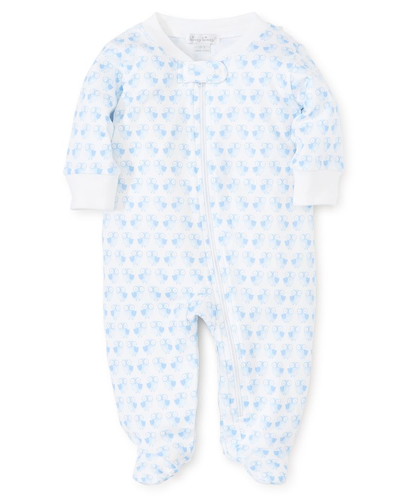 kissy kissy Kissy Kissy Owl Power Footie with Zipper *more colors*