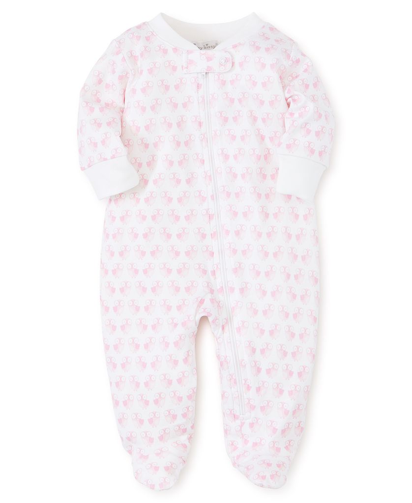 kissy kissy Kissy Kissy Owl Power Footie with Zipper *more colors*