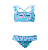 Snapper Rock Snapper Rock Blue Flamingo Sports Bikini UV50+