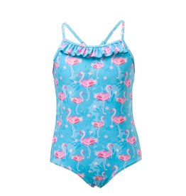 Snapper Rock Snapper Rock Blue Flamingo X Back Swimsuiti UV50+