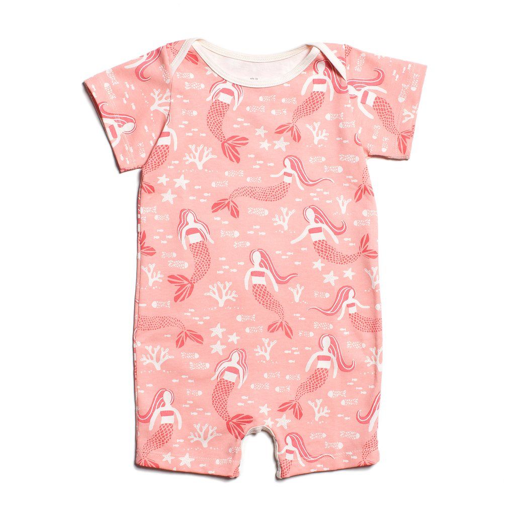 Winter Water Factory Winter Water Factory Summer Romper- Mermaids