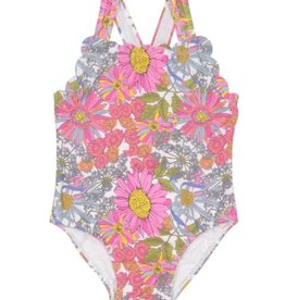 Petit Peony Petit Peony Wildflower Scalloped Swimsuit