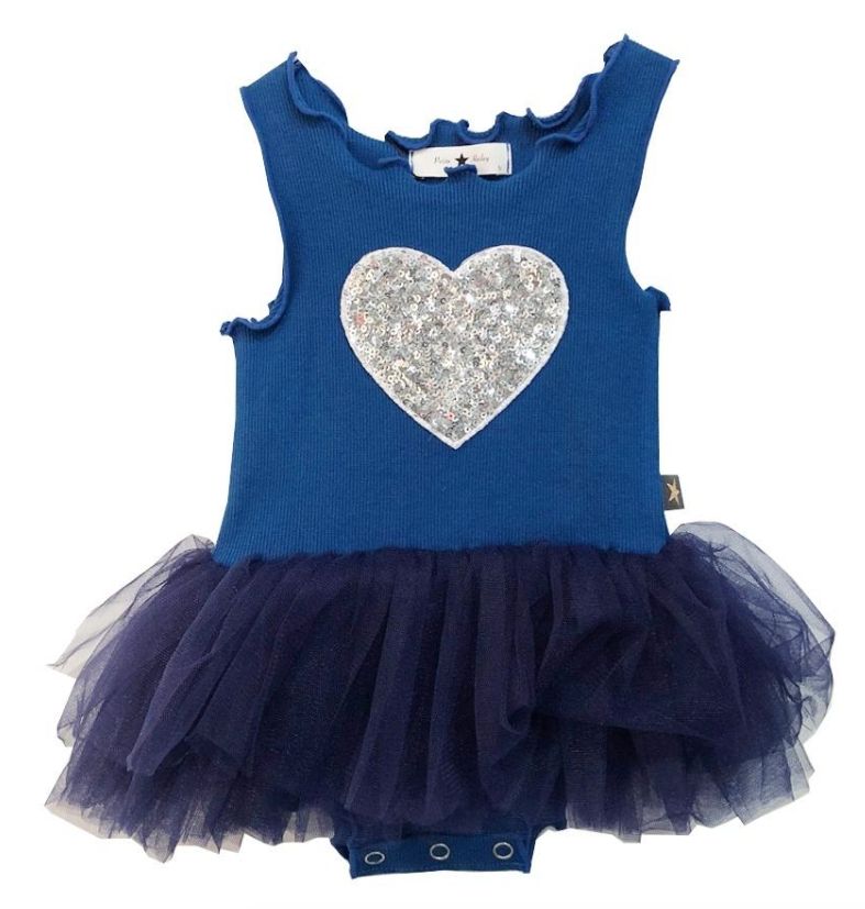 Petite Hailey Petite Hailey Baby Tutu Dress with Heart