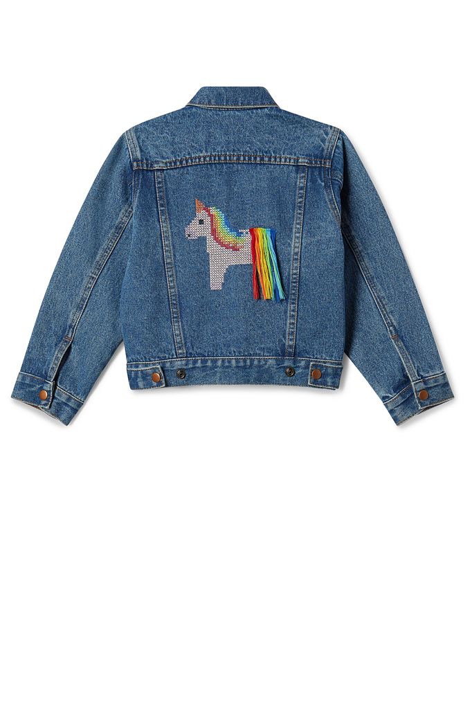 next unicorn denim jacket