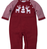 kissy kissy Kissy Kissy Reindeer Knit Playsuit