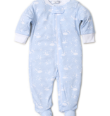 kissy kissy Kissy Kissy Man in the Moon Print Footie with Zipper *more colors*