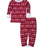kissy kissy Kissy Kissy Christmas Deer Print Pajama Set