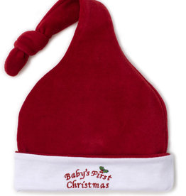 kissy kissy Kissy Kissy Baby’s First Christmas Velour Stocking Hat