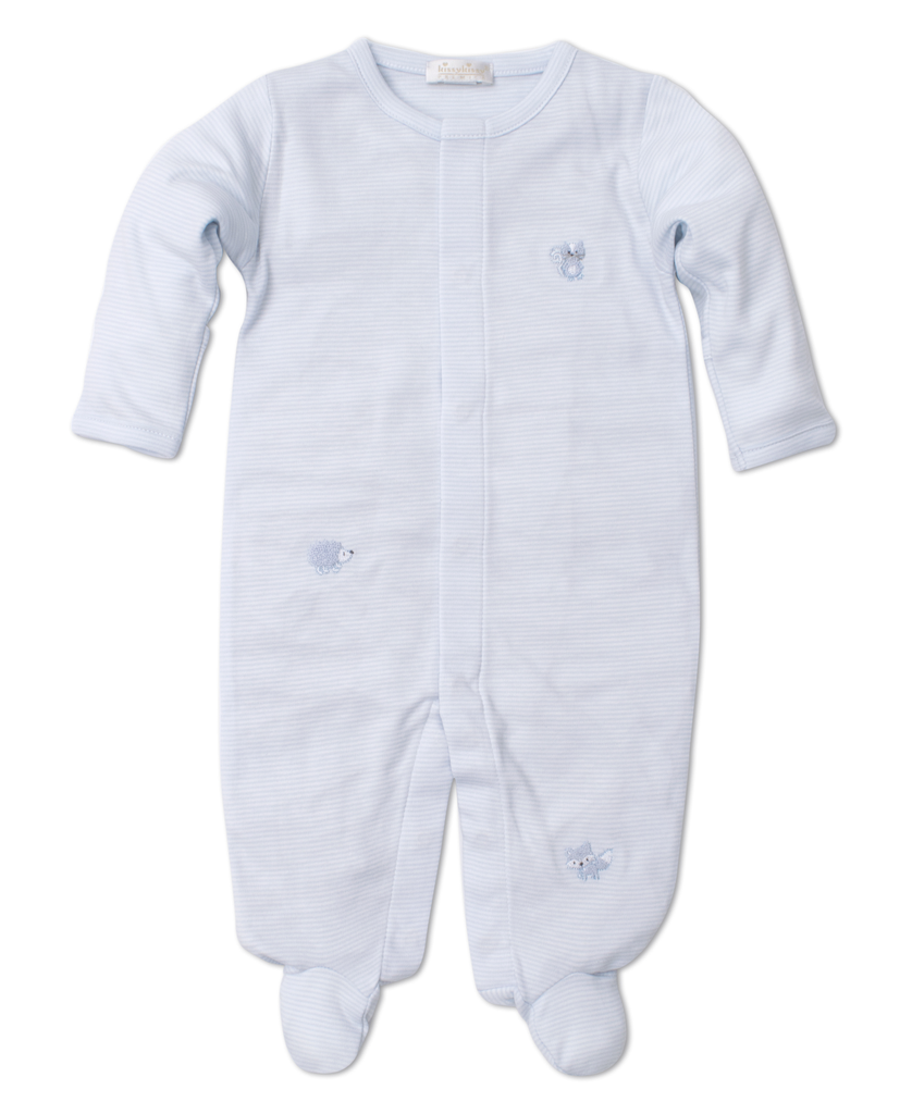 kissy kissy Kissy Kissy Wee Woodland Footie with Hand Embroidery *more colors*