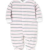 kissy kissy Kissy Kissy Baby Trunks Striped Velour Footie *more colors*