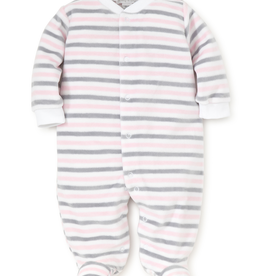 kissy kissy Kissy Kissy Baby Trunks Striped Velour Footie *more colors*