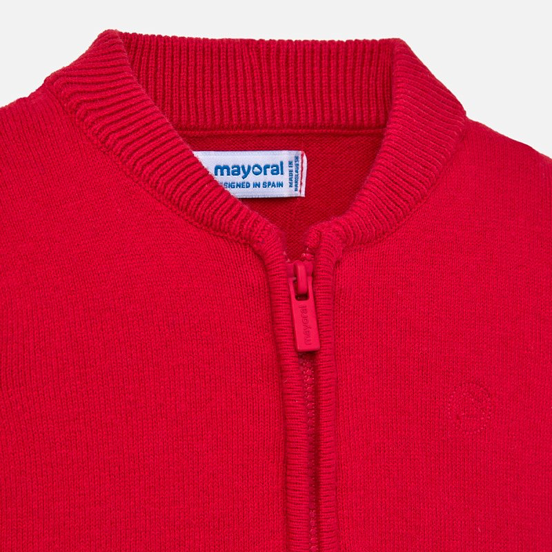 Mayoral Mayoral Basic Knit Zippered Sweater