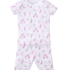 kissy kissy Kissy Kissy Flowering Flamingos Short Pajama Set