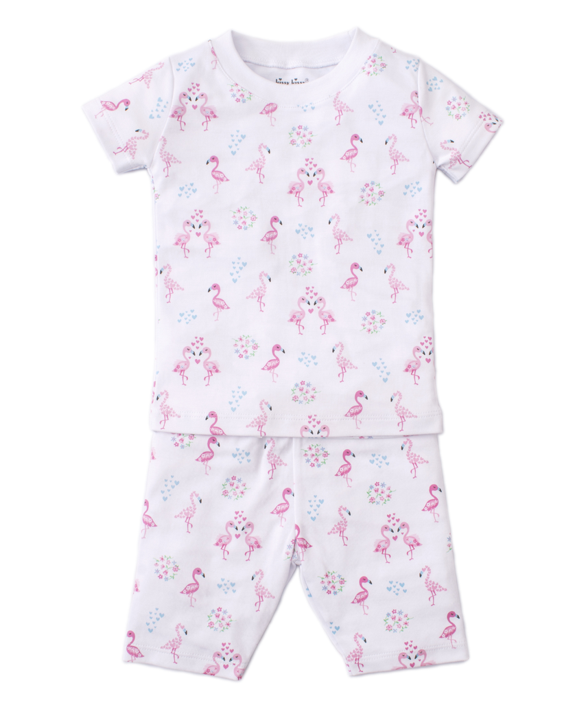 kissy kissy Kissy Kissy Flowering Flamingos Short Pajama Set