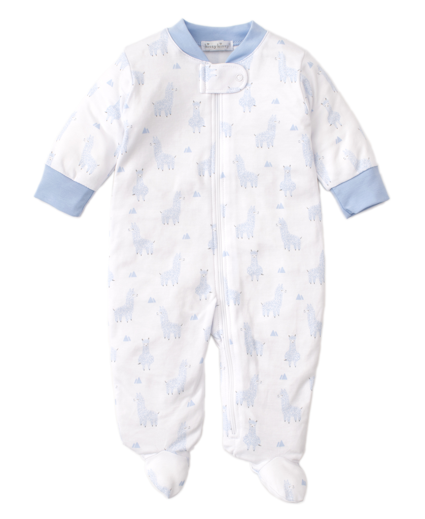 kissy kissy Kissy Kissy Llama Luv Footie with Zipper *more colors*
