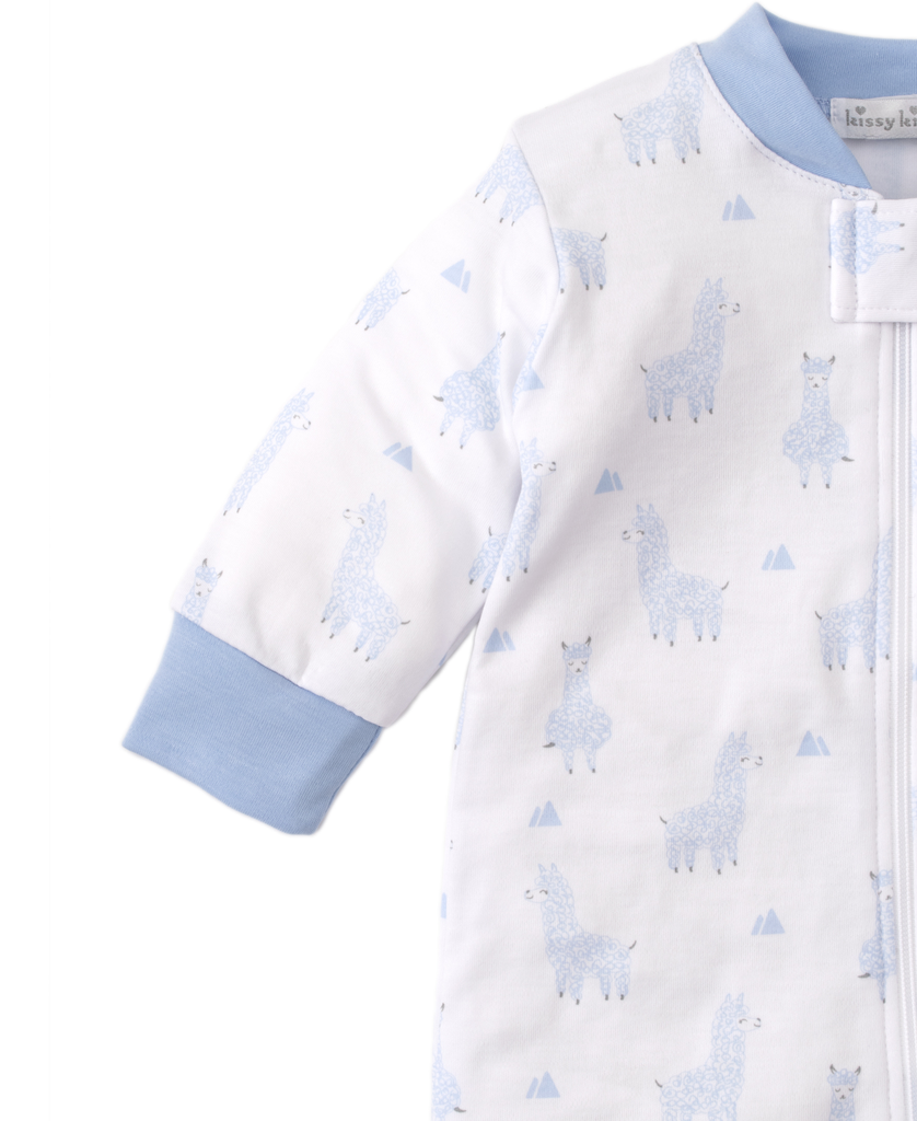 kissy kissy Kissy Kissy Llama Luv Footie with Zipper *more colors*