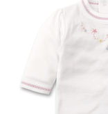 kissy kissy Kissy Kissy Premier Daisy Swag Footie with Hand Embroidery