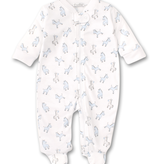 kissy kissy Kissy Kissy Zebra ZZZs Footie with Zipper *more colors*