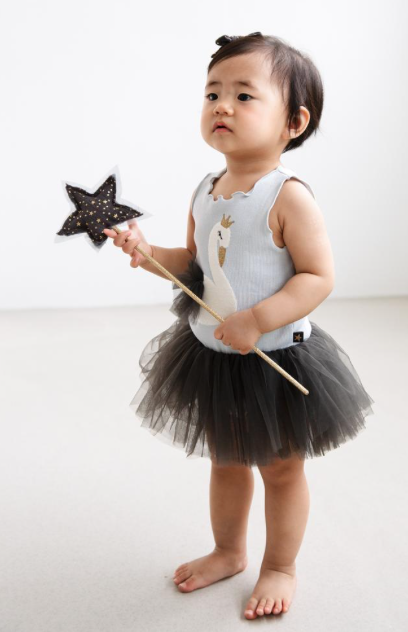 Petite Hailey Petite Hailey Swan Baby Tutu Dress