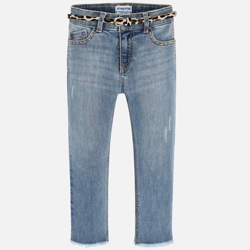 Mayoral Mayoral Long Denim Jean with Belt