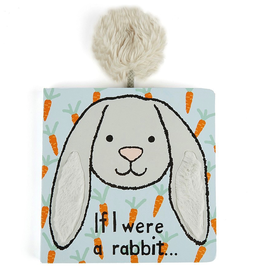 JellyCat Jelly Cat If I Were a Grey Rabbit Book