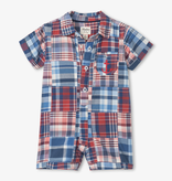 Hatley Hatley Madras Plaid Woven Romper