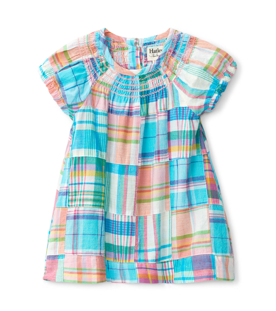 Hatley Hatley Madras Plaid Smocked Dress