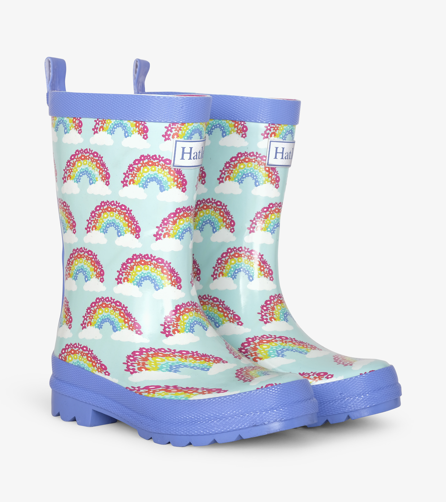 Hatley Hatley Magical Rainbows Shiny Rain Boots