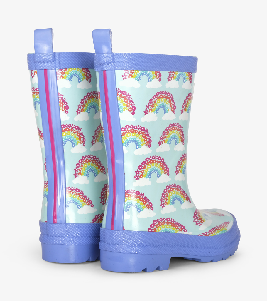 Hatley Hatley Magical Rainbows Shiny Rain Boots