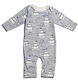 Winter Water Factory Winter Water Factory High Seas Long Sleeve Romper