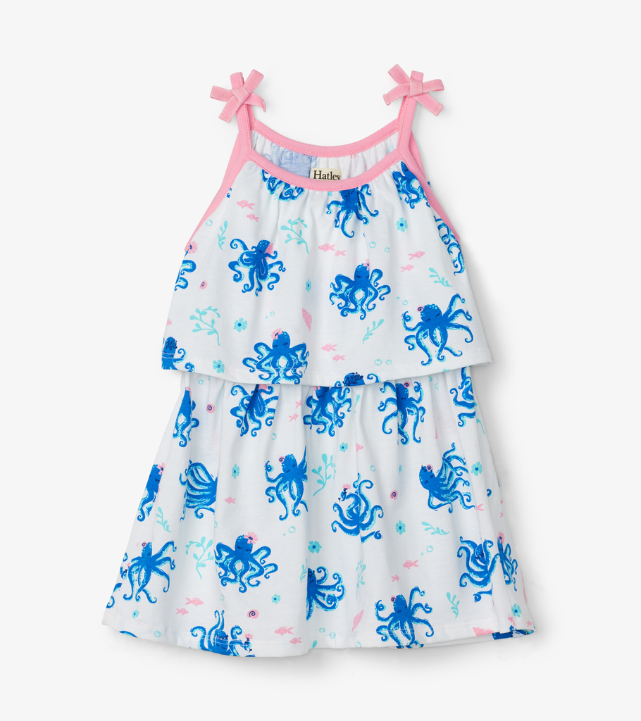 Hatley Hatley Pretty Octopus Layered Dress