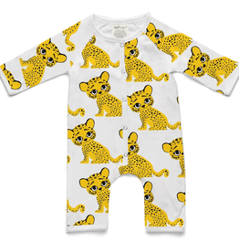 Soft Baby Soft Baby Organic Cotton Tiger Long Romper