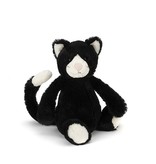 JellyCat Jelly Cat Bashful Black and White Cat Small