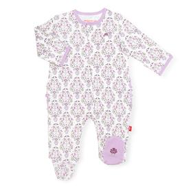 Magnificent Baby Magnificent Baby Unicorn Dreams Organic Cotton Footie