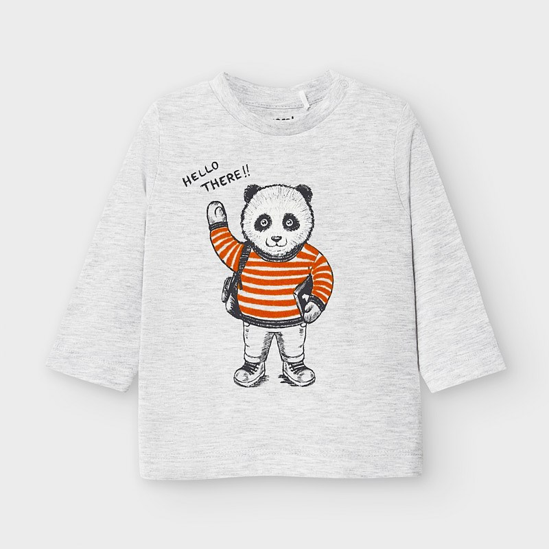 Mayoral Mayoral Long Sleeve Panda T-shirt
