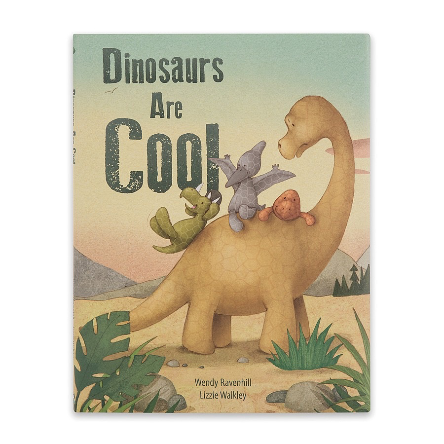 JellyCat Jelly Cat Dinosaurs Are Cool Book