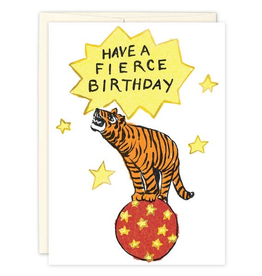 Fierce Tiger Birthday Card